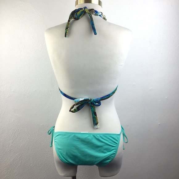 Mix & Match 2-Piece Halter Top String Bikini Small - Picture 5 of 9